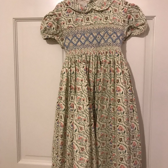 Easter Neck&Neck smocked lined dress 8y - Picture 2 of 4